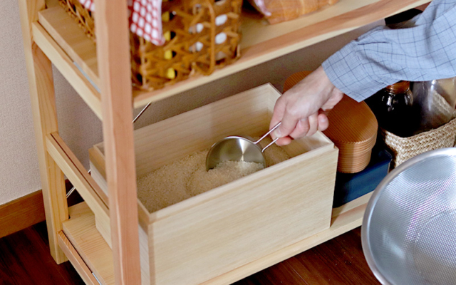 【わたしの好きなもの】おいしいごはんは、保存から。「調湿できる桐の食品保存箱」