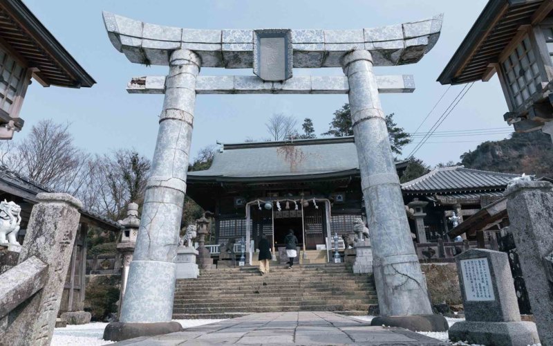 陶山神社の大鳥居