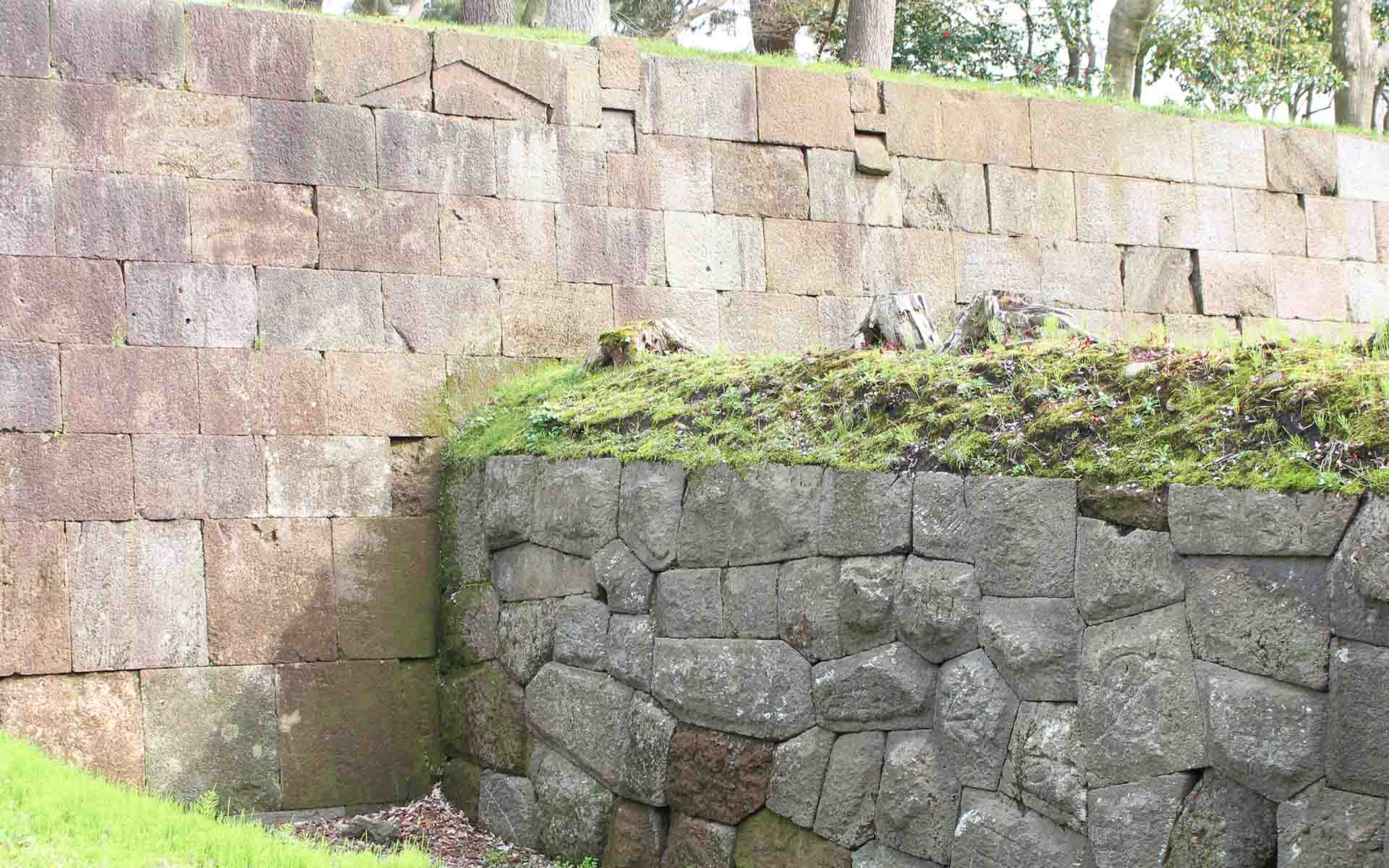 金沢城の石垣
