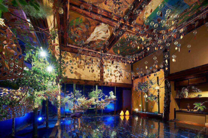 和のあかり展の開催風景