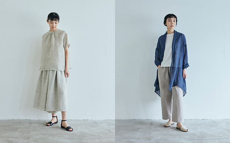 四季折々の麻】8月：風が通り抜けて涼しく着られる「麻のかや織 