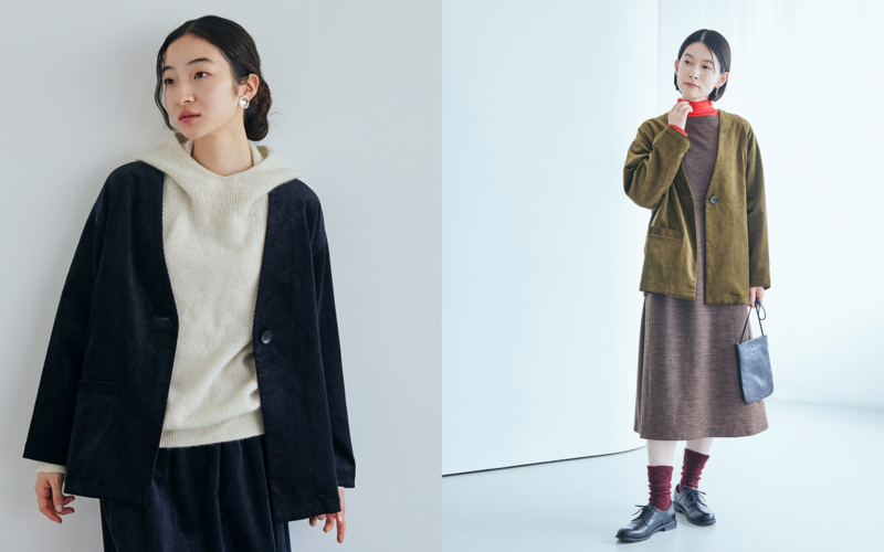 四季折々の麻】10月：ふっくらとあたたかく、上品な艶感「綿麻のコール 