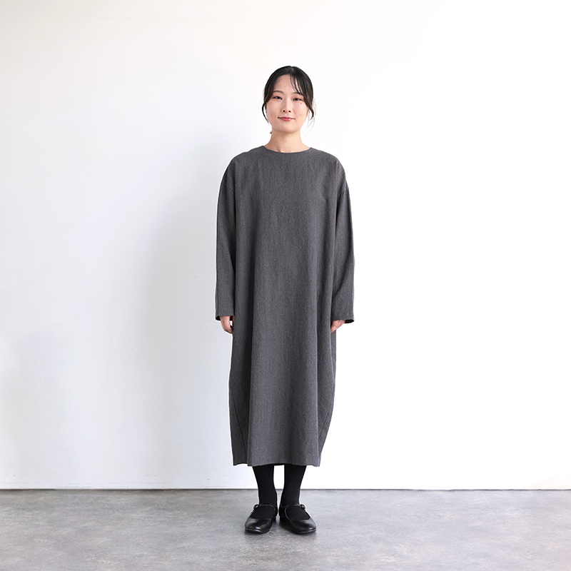 お値下げしました［美品］中川政七商店 麻とウールワンピース 