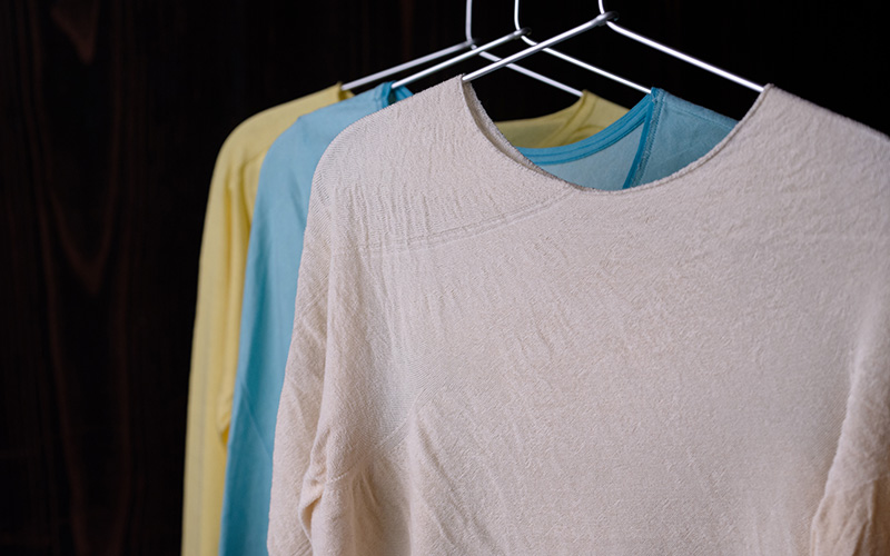 “常識の先を編み上げる。斜めに寄り添う新発想のユニバーサルニット「Spiral MiGU（スパイラルミグ）」